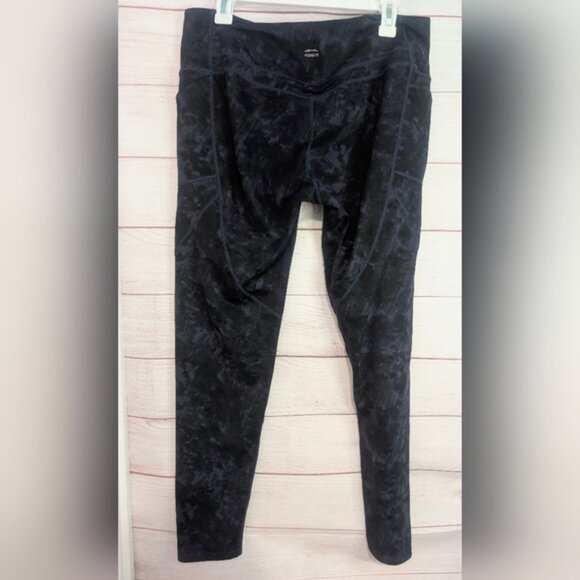 Guc Along Fit Black Patterned Leggings Size XXL - Picture 2 of 7